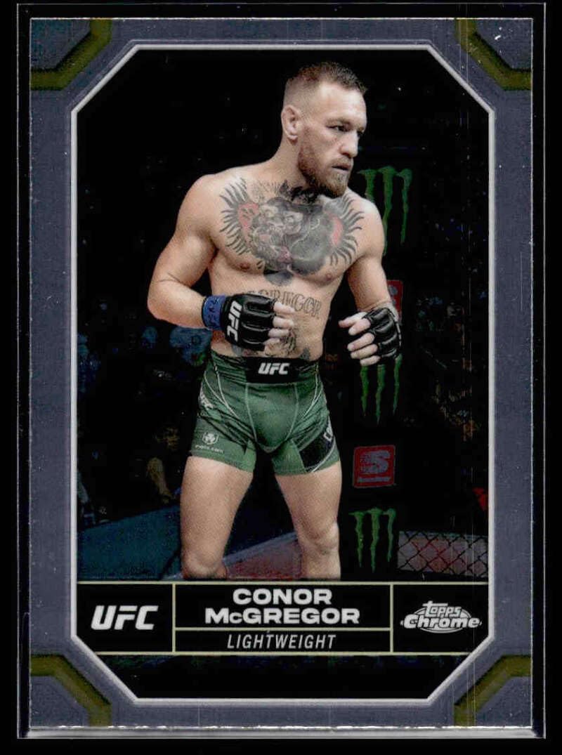 Amazon.com: MMA 2024 Topps Chrome UFC #49 Conor McGregor